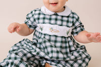 River Romper - Gardner Green Check, Mallard
