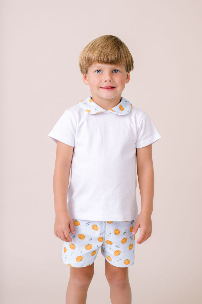 Sibley Shirt - Legacy White, Pumpkin Patch Delight