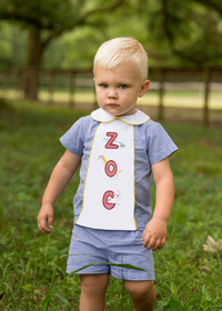 Adam Short Set - Riley Royal Minigingham, ZOO