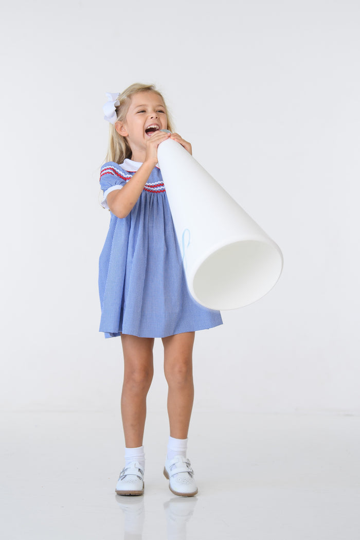 Kendall Dress - Riley Royal Minigingham