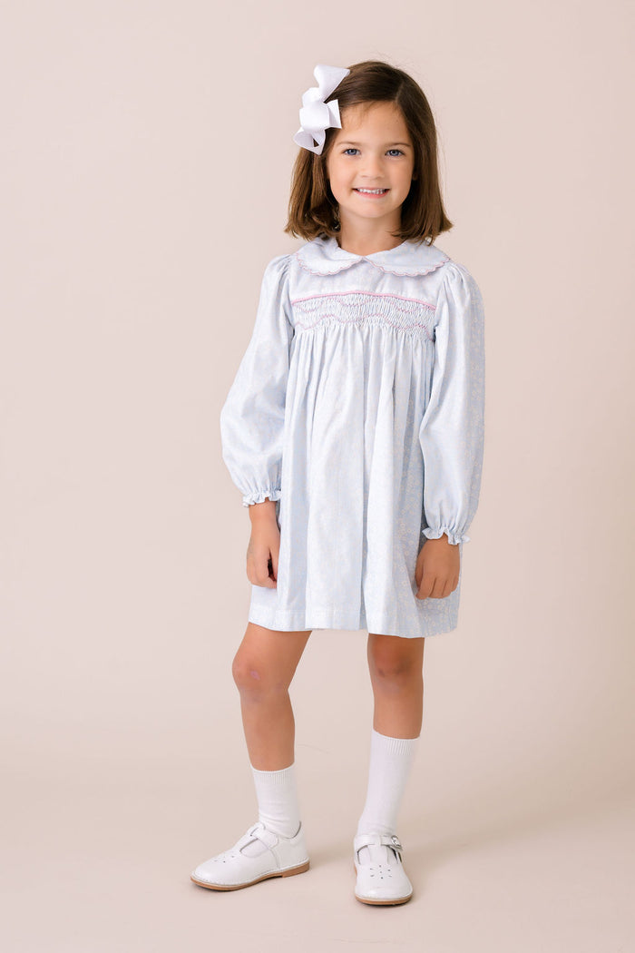 Michelle Dress Long Sleeve - Snow Kissed Floral