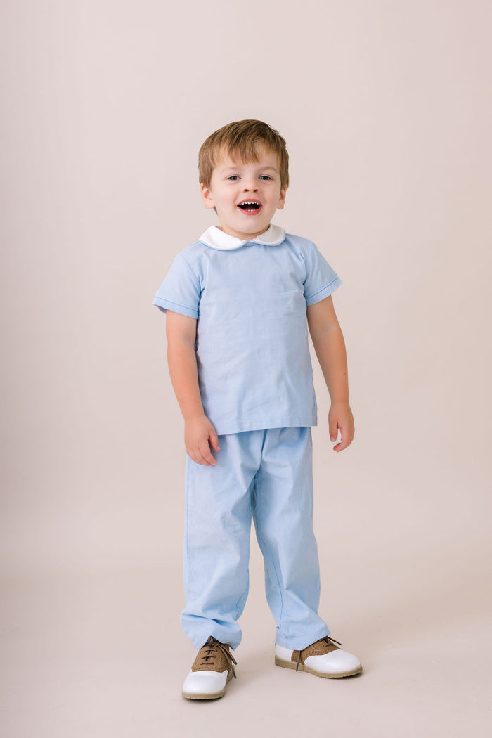 Sibley Pant Set - Princeton Blue Corduroy