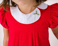 Eloise Dress - High Point Red Corduroy, Merry