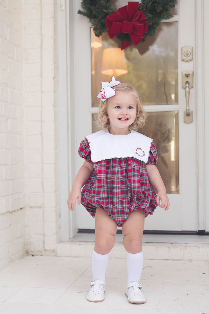 Hope Chest Bubble - Woodstock Plaid, Wreath