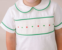 Liam Short Set - Dreamy White Corduroy, Garland Green (FW25)