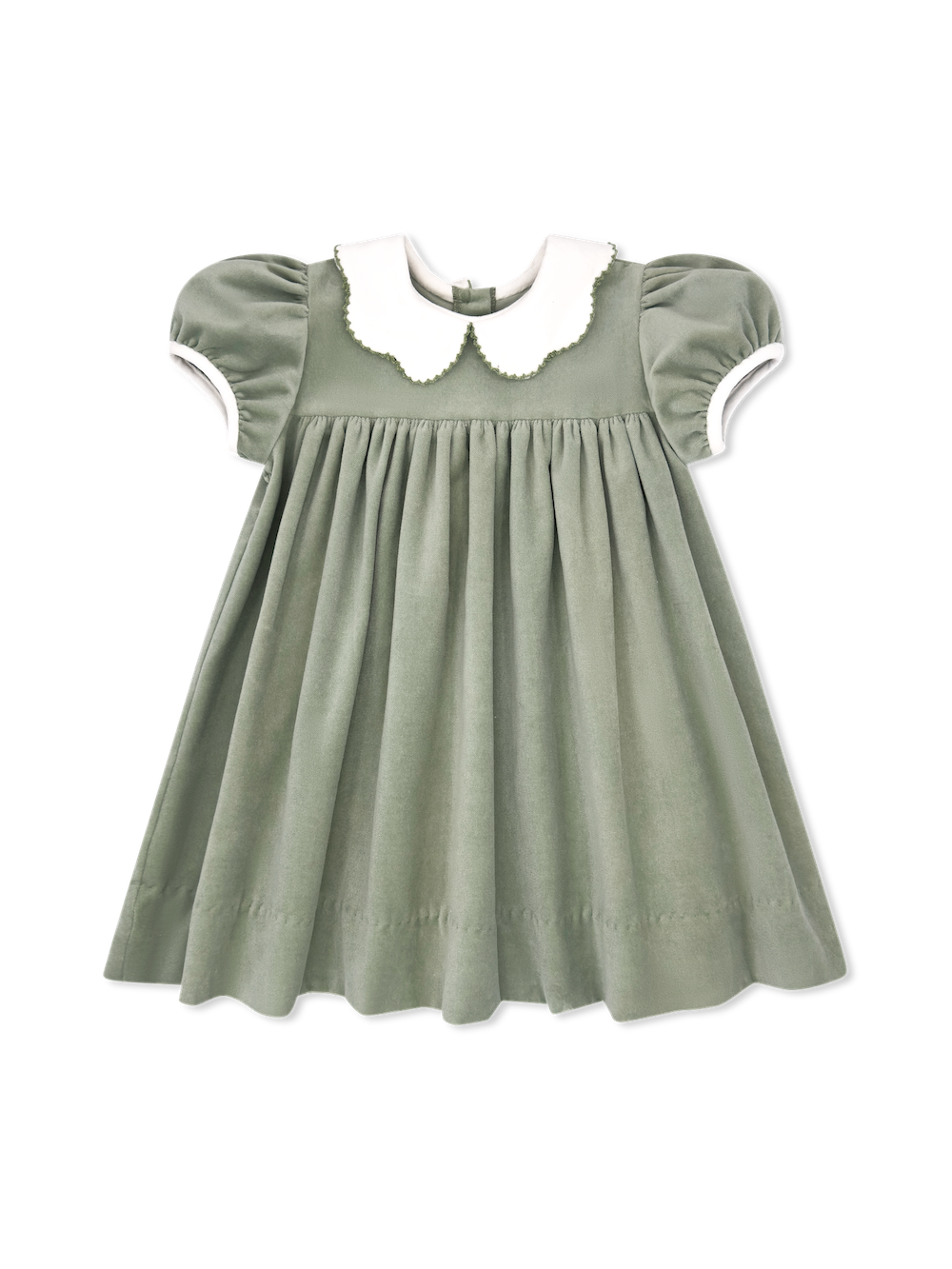 Special Moments Dress - Leyland Green Velvet