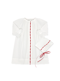 Original Daygown Set (Girl) - Blessings White, Red