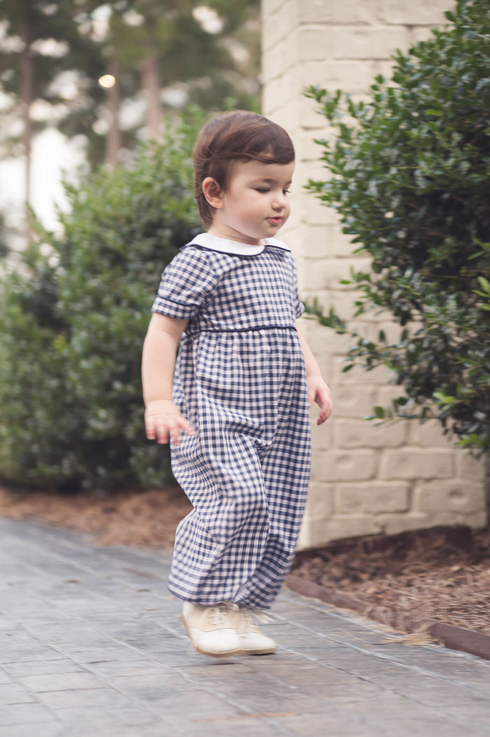 Rover Romper - Blue Ridge Check