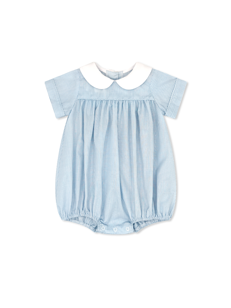 Covington Bubble -  Baker Blue Minigingham