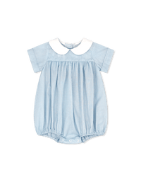 Covington Bubble - Baker Blue Minigingham - Classic Bubbles | Lullaby Set