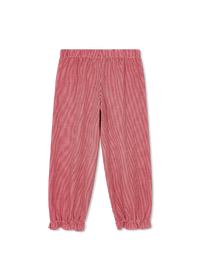 Gloria Gathered Pant - Ramsey Red Minigingham - Classic Bottoms | Lullaby Set