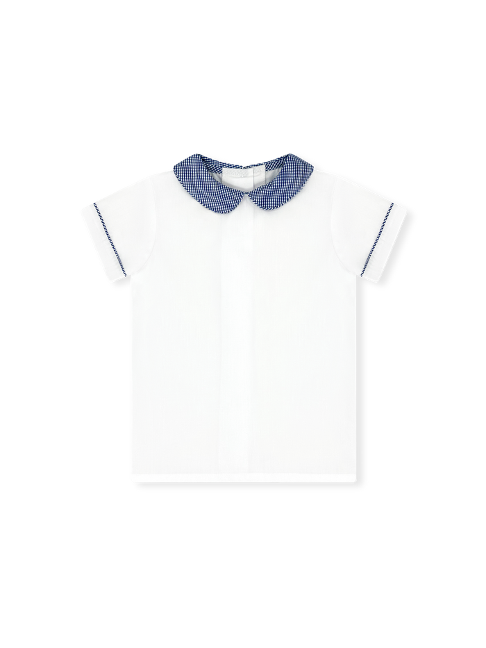 Sibley Shirt - Legacy White,  River Royal Minigingham