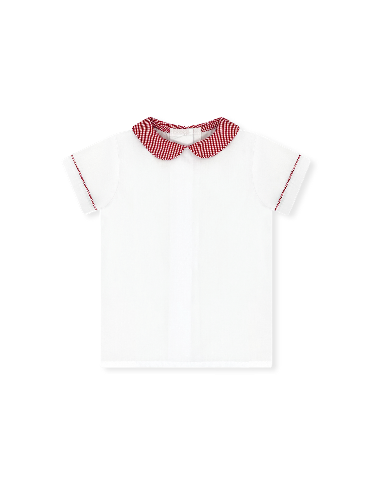 Sibley Shirt - Legacy White,  Ramsey Red Minigingham