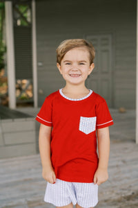 Charlie Short Set - Raleigh Red, All American - Classic Sets | Lullaby Set