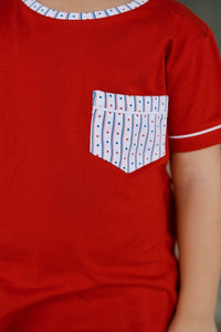 Charlie Short Set - Raleigh Red, All American - Classic Sets | Lullaby Set