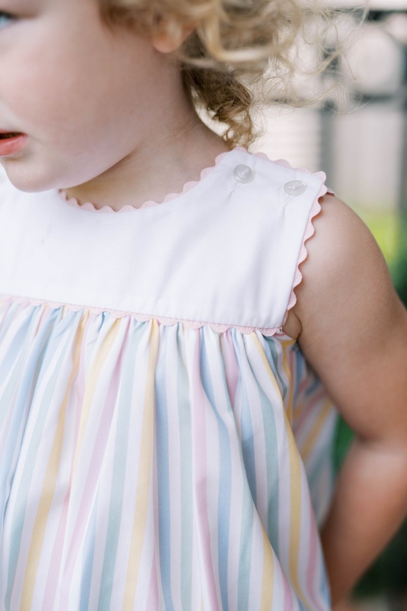 Charming Dress - Sorbet Stripe (SL26) - Classic Dresses | Lullaby Set
