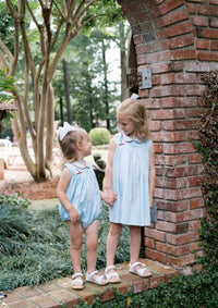 Ella Dress - Brentwood Blue Pique, Sailboat - Classic Dresses | Lullaby Set