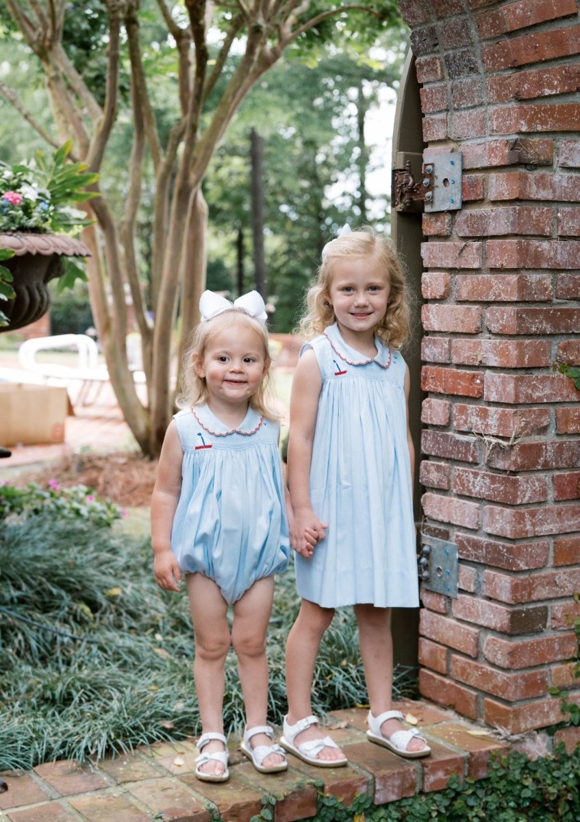 Ella Bubble - Brentwood Blue Pique, Sailboat - Classic Bubbles | Lullaby Set
