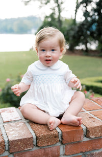 Graham Bubble - Blessings White Batiste with White Trim