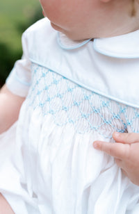 Graham Bubble - Blessings White Batiste with White Trim