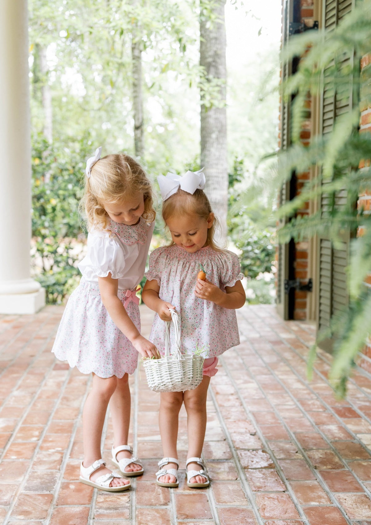 Susie Scallop Skirt Set - Belle Bunny Floral