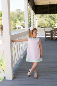 Whitley Watermelon Dress - Pink, Green - Classic Dresses | Lullaby Set
