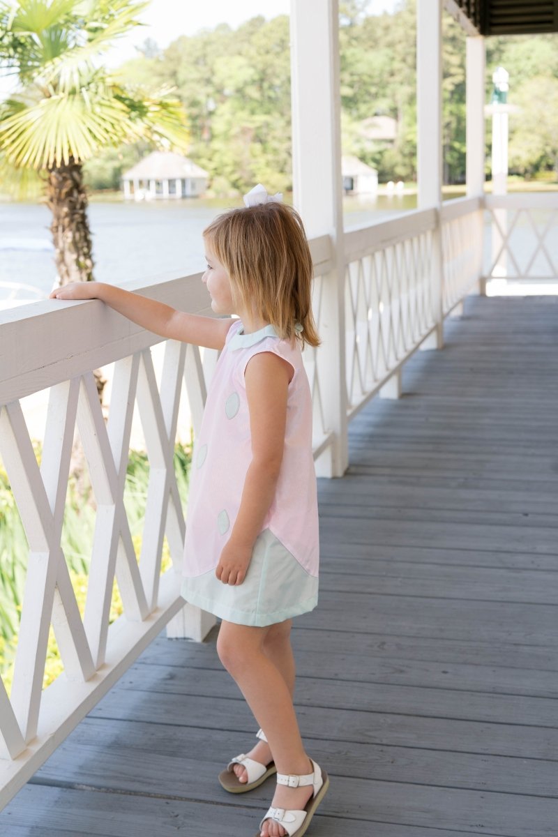 Whitley Watermelon Dress - Pink, Green - Classic Dresses | Lullaby Set