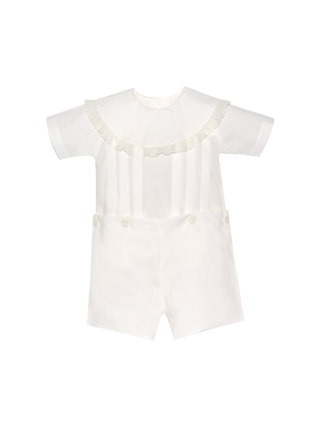 Bennett Button On - Blessings White with Ecru