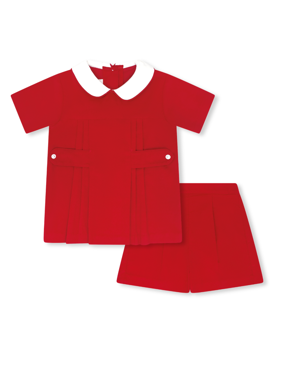 Andrew Short Set - High Point Red Corduroy (FL26)