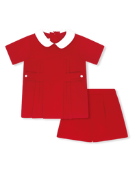 Andrew Short Set - High Point Red Corduroy (FL26) - Classic Sets | Lullaby Set