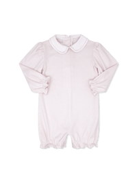 Precious Play Bubble Long Sleeve - Pensacola Pink Ministripe - Classic Bubbles | Lullaby Set