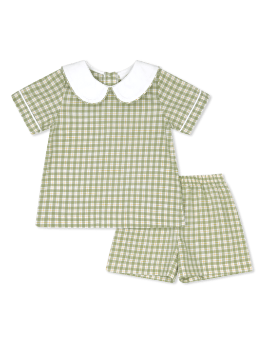 Sibley Short Set - Pinecrest Plaid - Classic Sets | Lullaby Set
