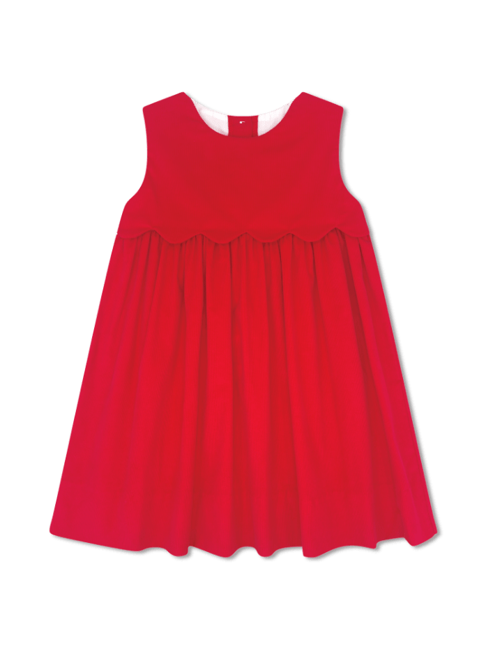 Lucille Jumper - High Point Red Corduroy - Classic Dresses | Lullaby Set