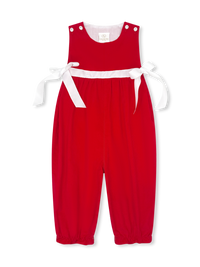 Rosie Romper - High Point Red Corduroy (FL26))