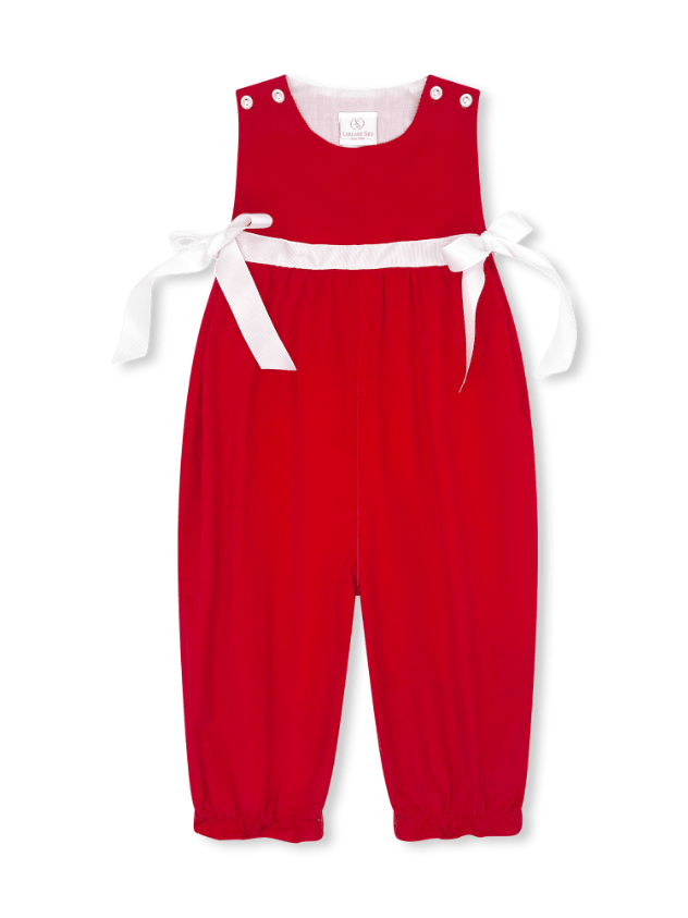 Rosie Romper - High Point Red Corduroy (FL26)) - Classic Rompers | Lullaby Set