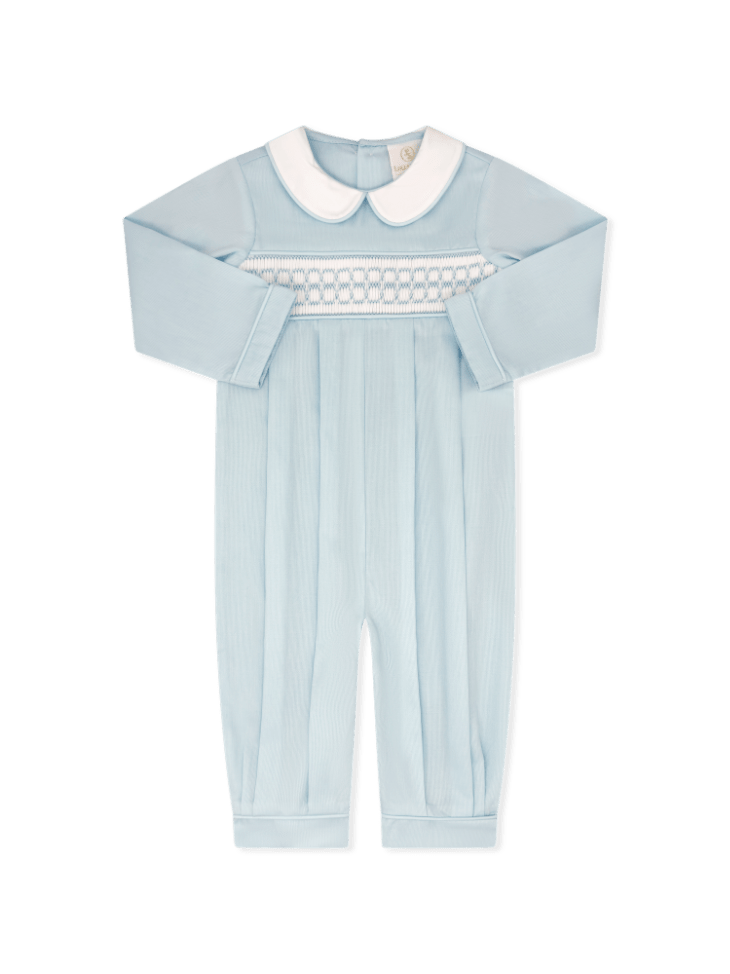 Christopher Romper - Birmingham Blue Pique