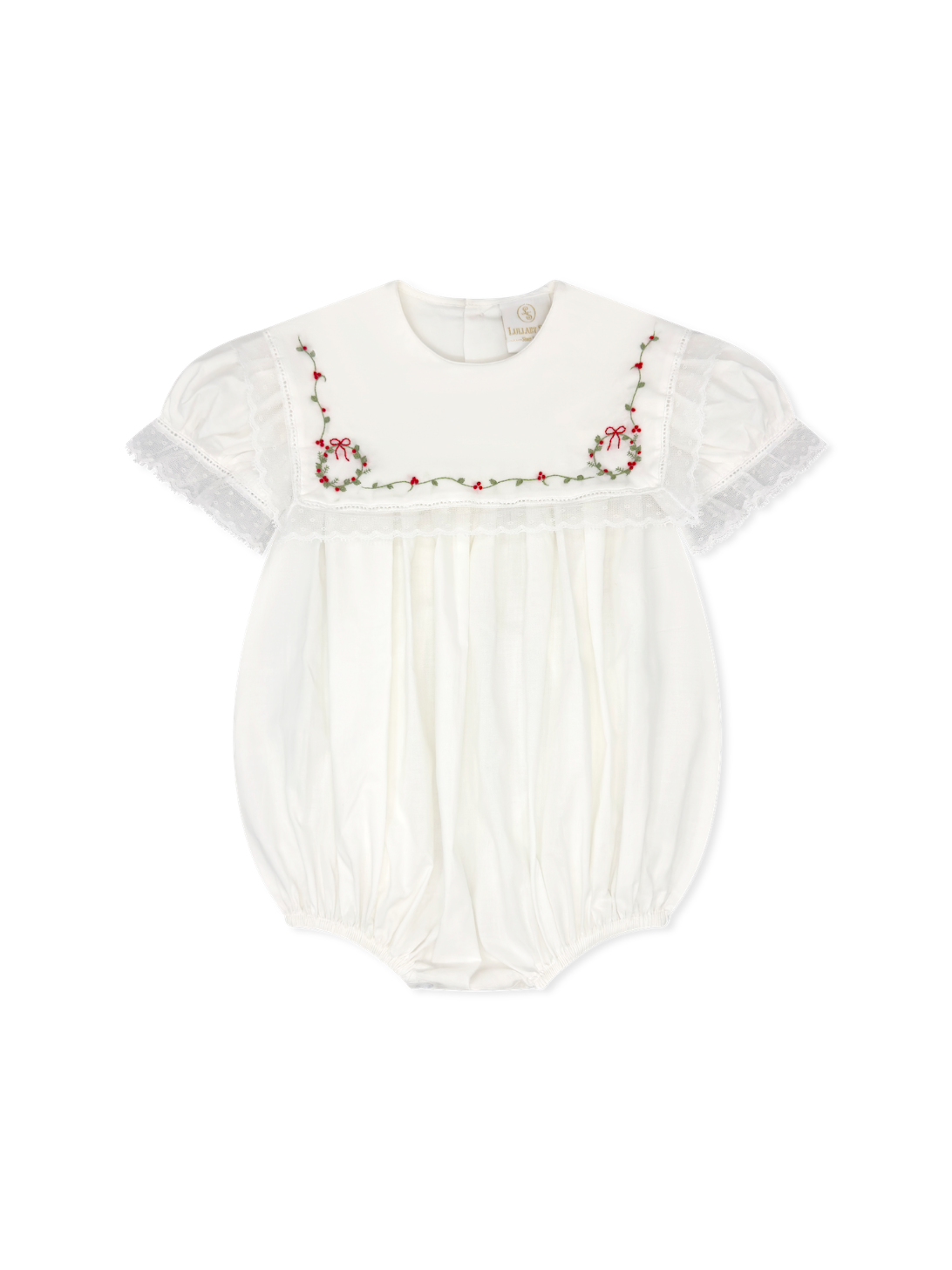 Hope Chest Bubble - Blessings White Batiste, Wreaths