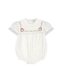 Hope Chest Bubble - Blessings White Batiste, Wreaths