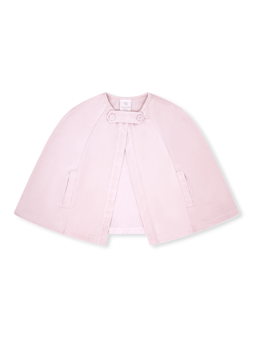 Royal Cape - Petite Pink Velvet - Classic Outerwear | Lullaby Set