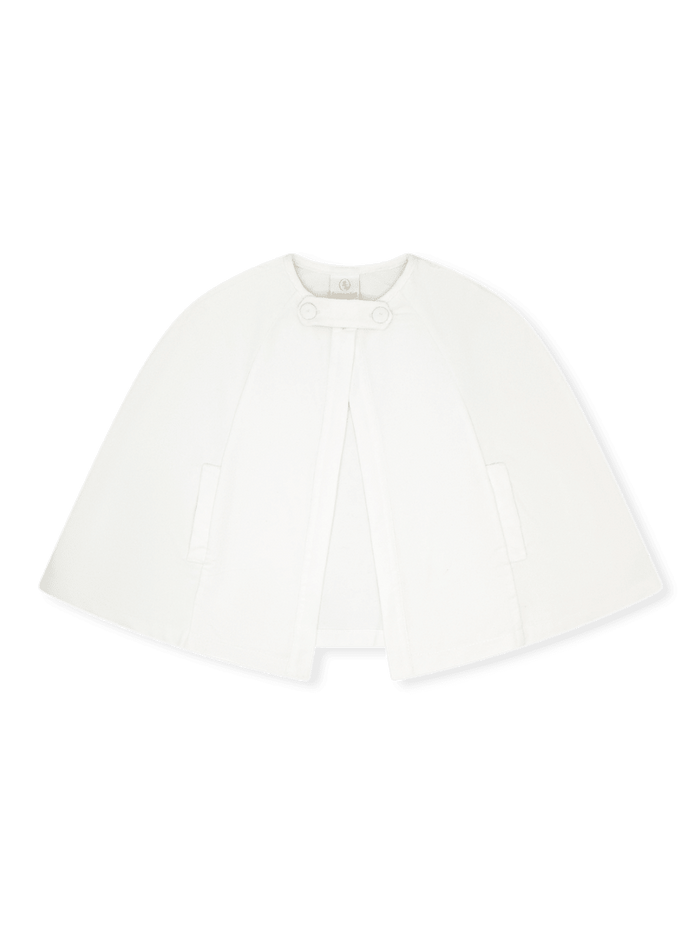 Royal Cape - Winter White Velvet - Classic Outerwear | Lullaby Set