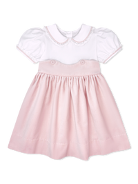 Sundays Best Dress - Petite Pink Velvet