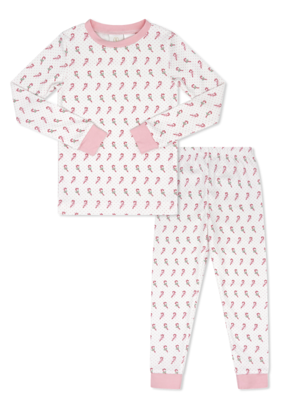 Sweet Pea PJ Set - Candy Cane Lane