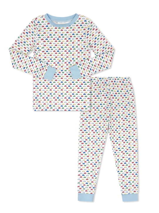 Sweet Pea PJ Set - Park and Play Blue