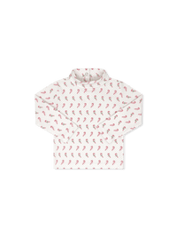 Tiny Tot Turtleneck - Candy Cane Lane, Pink - Classic Tops | Lullaby Set