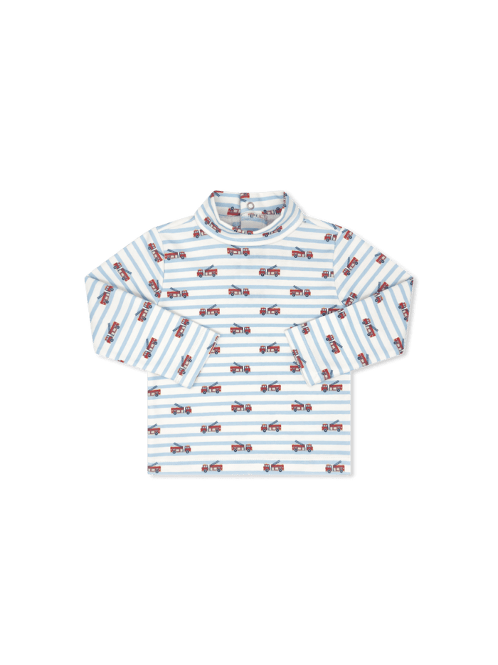 Tiny Tot Turtleneck - Hook and Ladder - Classic Tops | Lullaby Set