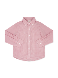 Brees Button Down - Redford Red Windowpane