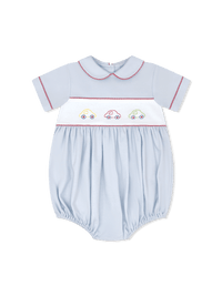 Carson Bubble - Bluffton Blue Knit, Cars - Classic Bubbles | Lullaby Set