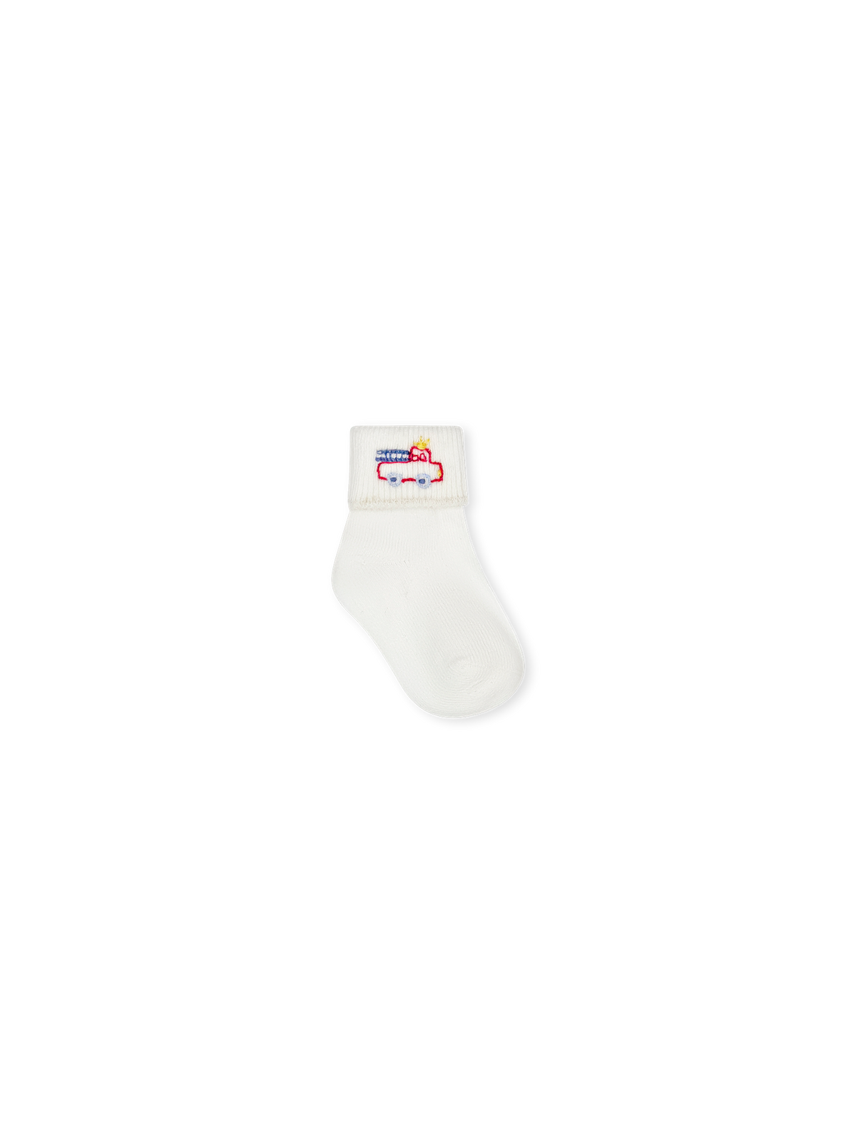 Fallon Fold Over Socks - Fire Truck