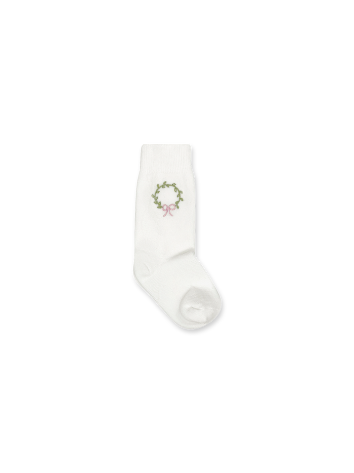 Kelsey Knee Socks - Wreath