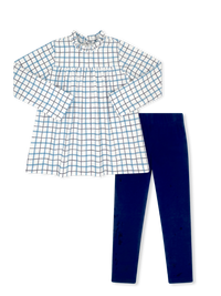 Lauren Legging Set - Heritage Check, Napa Navy Leggings